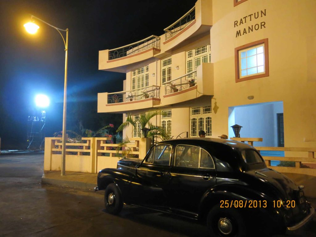 The exterior facade of Rosie’s apartment is a combination of features taken from existing Art Deco buildings at Colaba and Marine Drive. Photo Credits: Sonal Sawant
