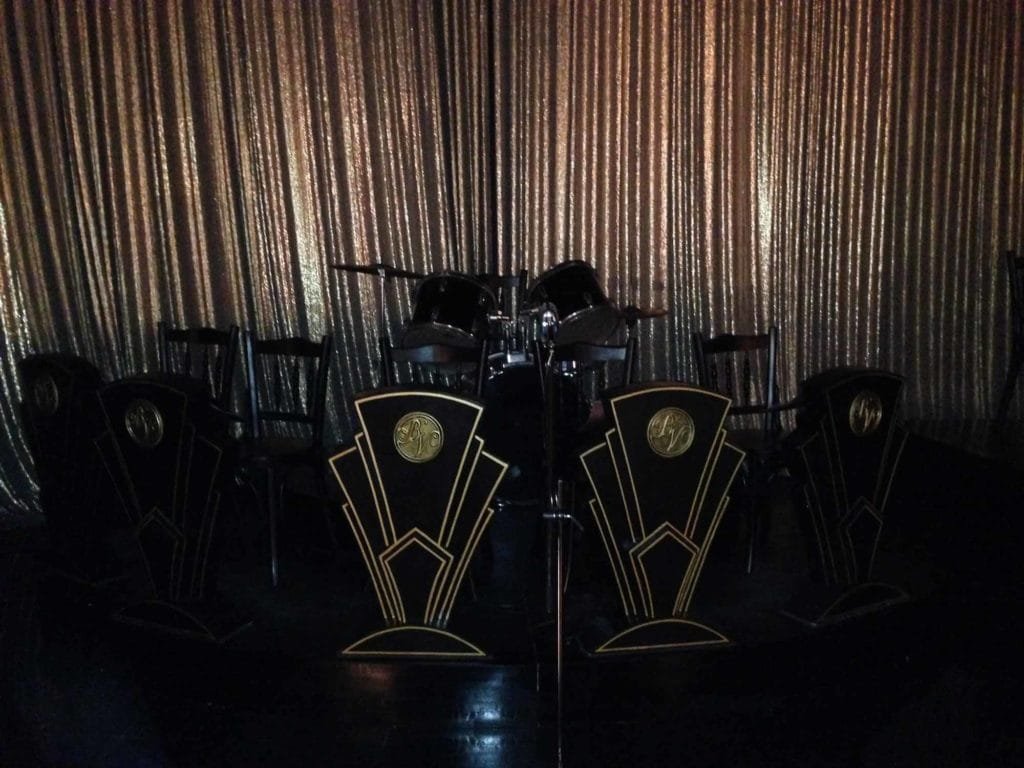 Art Deco music boards used for the Jazz performances in the film. Photo Credits: Dhara Jain