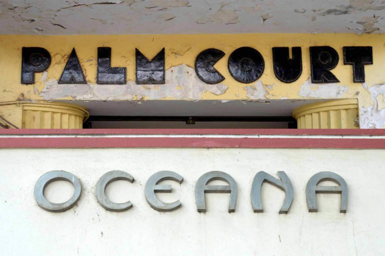 Architectural Lettering, a common feature on Art Deco buildings