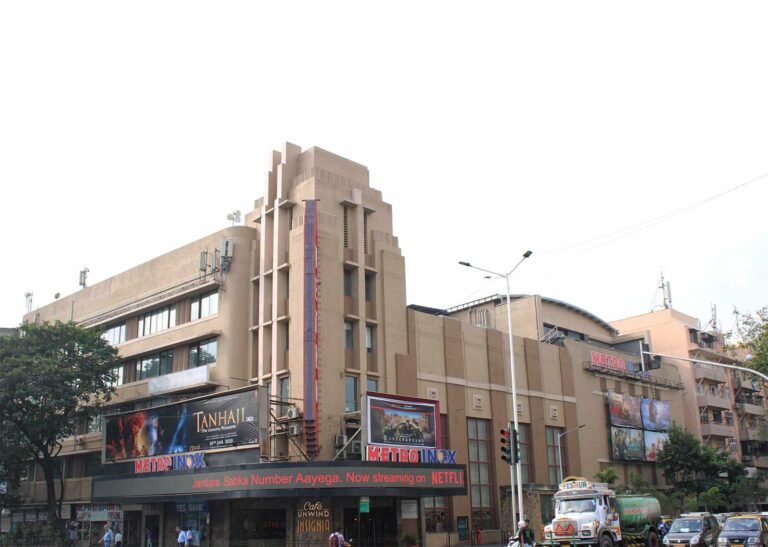 Mumbai's Deco landmark - Metro Cinema, designed by Ditchburn, Mistri & Bhedwar with Thomas W. Lamb. Source: Art Deco Mumbai Trust