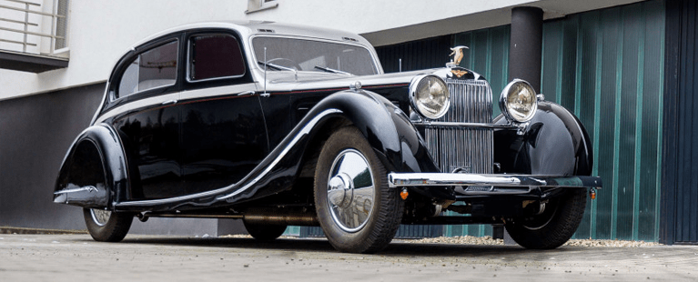 1937 Hispano-Suiza J12 Gurney Nutting custom-designed exclusively with the biggest special body for the Maharaja of Indore. Source: Artcurial, https://bit.ly/3pUzRWe