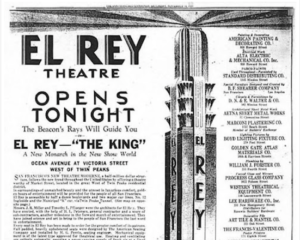 An Exploration of Adaptive Reuse: The Case of El Rey Theatre, San Francisco