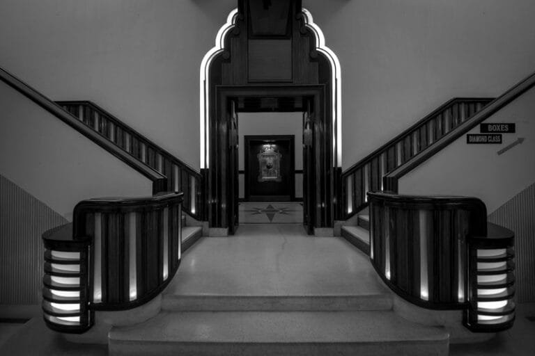 The central staircase in Phul, Patiala bears a striking resemblance to Liberty Cinema. Photo Courtesy: Hemant Chaturvedi