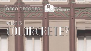 Deco Dictionary: What Is 'Colorcrete'? | Deco Decoded | Art Deco Mumbai