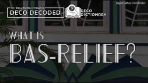 Deco Dictionary: What Is 'Bas-Relief'? | Deco Decoded | Art Deco Mumbai